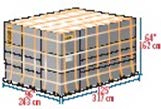 IATA ULD Code: P6P 10ft flat pallet with net