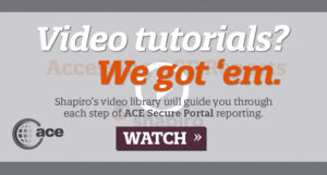 ACE Video Tutorials 1