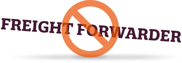No freight forwarders